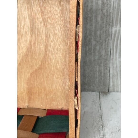 Wooden Christmas Stars Square Basket - Picture 7 of 8